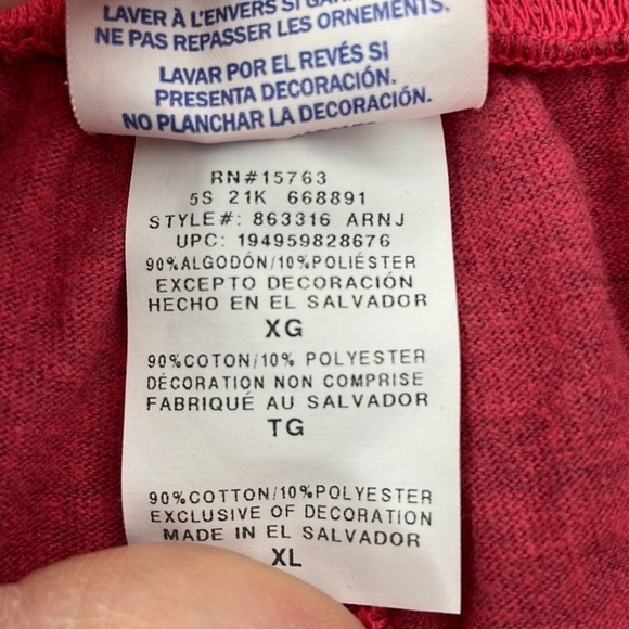 Champion Shorts NWT Athletic Red Stone Size Extra Large XL - Picture 10 of 13